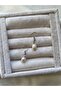 9mm Real Pearl Silver Color Steel Earrings Handmade Tarnish Free 316L - 2