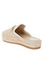Women Horsebit Embellished Raffia Mules - 3