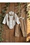 Baby Boy & Child Suspender Trousers with Bow Tie 3-Piece Special Occasion Set - 4