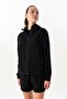 Comfort Women's Hooded Black Sweatshirt - 3