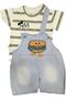Burger Buddy Overalls Set - Boys Party Dress, Casual & Festival Wear