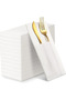 AIR LAID WHITE POCKET FOLD 40X33,50PCSX 10PK - 2