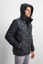 Black Smart Fit Hooded Mont - 5