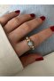 Limited Edition - Zircon Stone Bottom Adjustable Women's Ring - 3