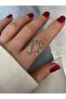 Limited Edition - Zircon Stone Bottom Adjustable Women's Ring - 5