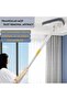 360° Rotatable Floor Mop Ceiling Dust Cleaning Wipe Wet Dry Wall Automatic Water Squeezing