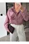 Embroidered Striped Shirt with Cep, Burgundy - 2