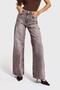 Women's Stone Denim Color Olea 4S6-173 Wide Leg Fit 100% Koton Denim Jean