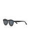 Bc1386 C2 52 Unisex Oval Black Bone Sunglasses