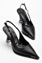 Women's Stone-Embellished Heeled Evening Shoes Stiletto
