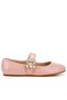 Women Brooch Mary Jane Sandals in Pink - 2