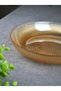 1 Piece 25 cm Glass Amber Salad Bowl Salad Plate Bowl Orange - 4