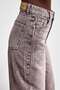 Women's Stone Denim Color Olea 4S6-173 Wide Leg Fit 100% Koton Denim Jean - 5