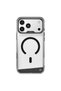 iPhone 17 Pro Case M-Safeli Airbag O-Ring Transparent Trans Aluminum Shield Cover Gray