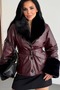 Fur Leather Coat M8922 - 3