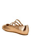 Women Triple Strap Mary Jane Sandals in Rose Gold - 4
