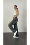Sonic Dark Wash Buckle Detail Loose Fit Wide Leg Comfortable Baggy Jean Denim Casual Women's Pants - 2