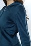 Girl's 2-Piece Set with Zippered Hooded Pockets Sweatshirt & Elastic Waist Wide Leg Pocketed Sweatpants - 6