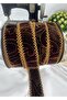 إكسسوار شريط مخملي بنمط عرقي مطرز من الجانب (1 متر) - 2