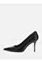 Prindy Women's Black Heeled Shoes Flfprnlea08-Black