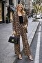 Patterned Top-Bottom Trend Kimono Set - 2