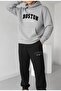 Boston Est 1991 Printed Unisex Men/Women Hooded Oversized Bottom/Top Tracksuit Set