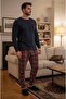 Men's and Women's (Unisex) Plaid Patterned Checkered Fleece Pants Suitable for Couples and as a Gift - 4