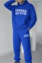 Nyc Printed Unisex Men/Women Hooded Oversize Bottom/Upper Tracksuit Set
