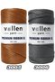 5 Pieces Premium 1000 g/4 mm Polyester Ribbon Cord, Macramé Cord, Bag Cord, Hobby Cord, Placemat Cord - 3