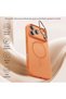 iPhone 17 Pro Case - Cloud Soft HaloLock Kickstand - Orange - 4