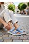 Noble 2002 Zenne Blue Leather Slippers - 3