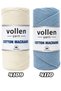 5 PCS, 1 KG, Premium Cotton Macramé Yarn, 2 mm Cotton Chain Macramé, placemat, bag yarn - 7
