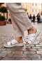 Noble 2007 Zenne White Leather Slippers - 3