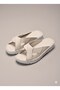 Noble 2014 Zenne Beige Leather Slippers - 3