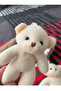 Cream Plush Teddy Bear Gift and Ornament Keychain - Cute Plush Bag Accessory and Gift Ornament Teddy Bear - 2
