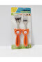 2-Piece Stainless Steel Fork Spoon Set Figured Cutlery Set for Children - 2