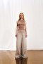 Mink Wide-Leg Linen Trousers 17310 - 2
