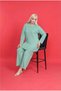 Wide Fit Mother's Set Color Winter Long Sleeve Large Size Pajamas Set Double Set - 2
