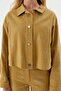 Denim Coat with Spliced Stone Honey Foam - 2