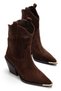 Genuine Suede Leather Women's Cowboy/Western Long Boots, Sizes 36 to 41 - 3