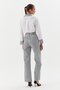 Striped Denim Pants Black - 4