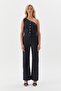 Striped Slim One Shoulder Indigo - 3