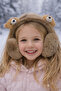 Children's Foldable Teddy Bear Figure Plush Headphones |   Washable