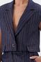 Striped Slim Suit Indigo - 2