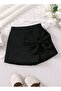 Girl's Elastic Waist Bow Mini Shorts Skirt