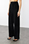 Lussi Women's Lycra Cirt Closure Open Palazzo Pants Black - 2