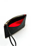 Women's Patterned Zippered Portfolio Bag with Wrist Strap - Casual & Stylish Handbag - 6