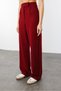 Lussi Women's Lycra Cirt Closure Open Palazzo Pants Burgundy - 2