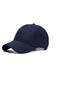 Winter Thick Cashmere Men's Hat Navy Blue Cashmere Cap - 3