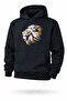 Sweat Embroidered Fan Series - Lion - Black
